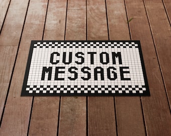 Custom Poolside Cold Plunge Mat: Personalized Ice Bath Rug