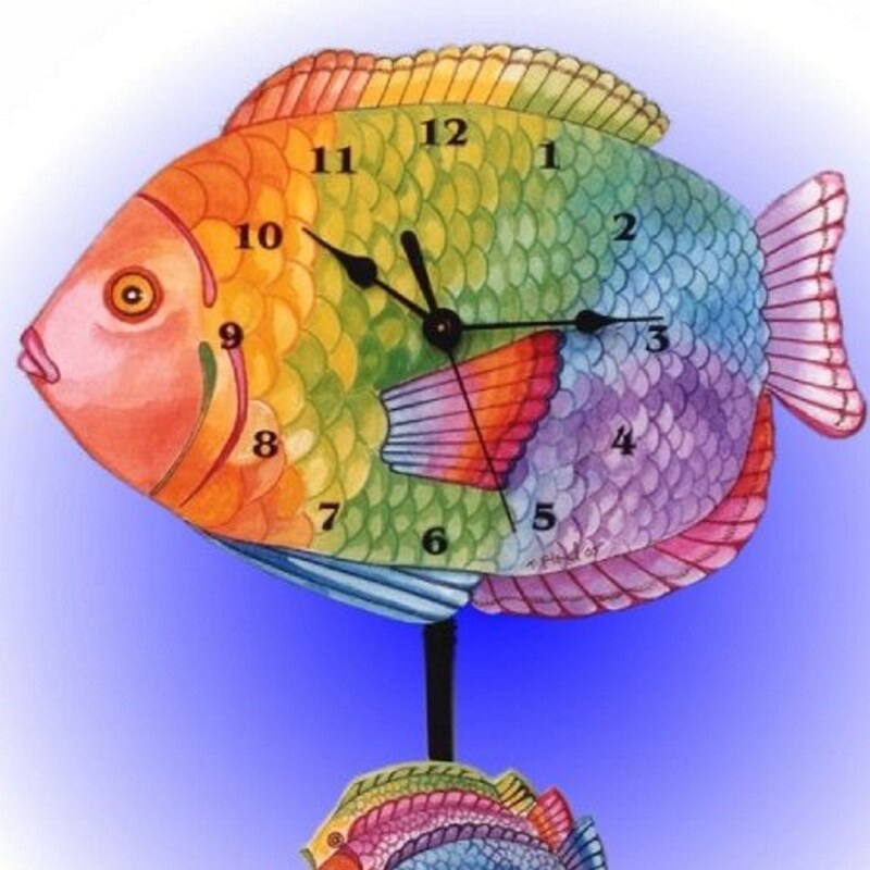 Fish Clock - Etsy