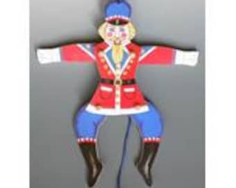 The Nutcracker Ballet Jumping Jack pull string wall decor