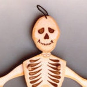 Halloween Dancing Skeleton Jumping Jack Pull String Puppet Articulated ...