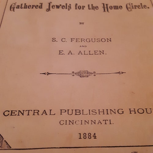 Antique Book The Golden Gems shops of Life by Ferguson and Allen