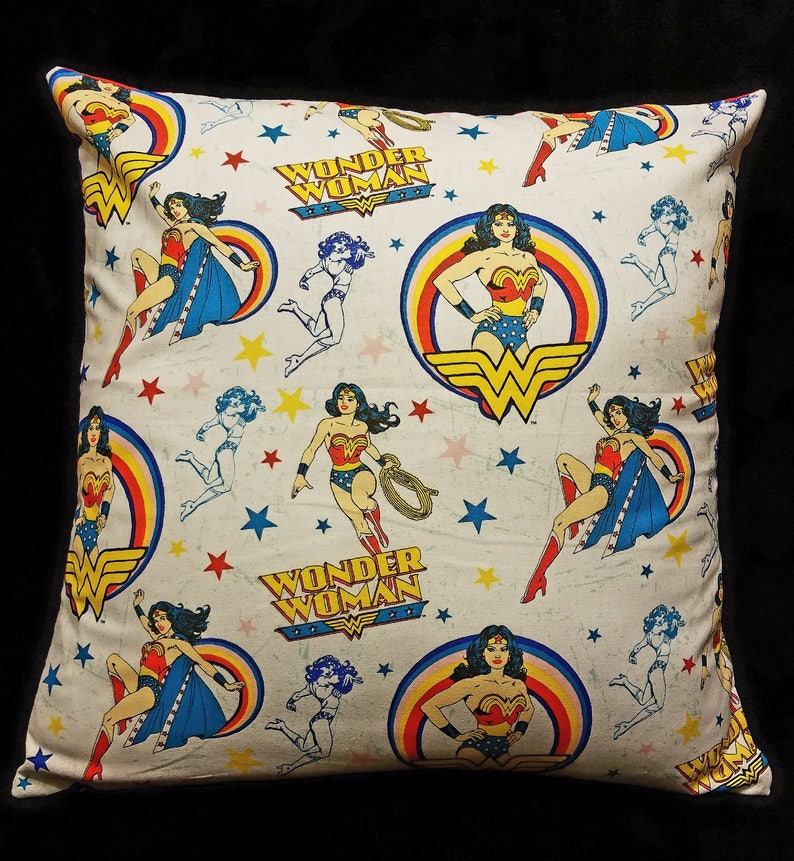 Wonder Woman 16 Pillow Cushion Case Customizable Etsy