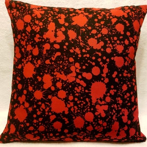 Blood splatter 16" pillow cushion case - Customizable!