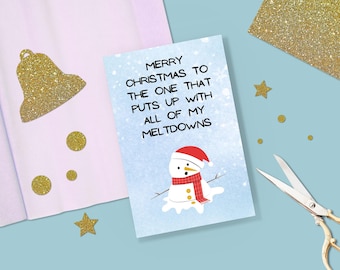 Funny Christmas Card, Christmas Card, Instant download, Digital Print, Digital Card, Adult Christmas Card, Xmas Card, Silly Xmas Card, Funny