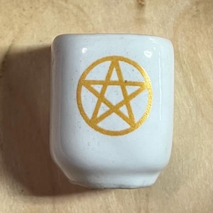 Pentacle Candle Holder, Witch Candle Holder, Wiccan Candle Holder, Pagan Candle Holder, Halloween Candle Holder, Candle Magic