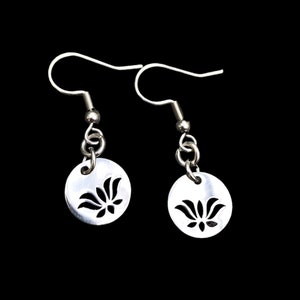 Lotus Flower Earrings