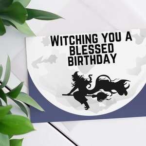 Birthday Card, Digital Birthday Card, Instant Download, Card For Her, Card For Him