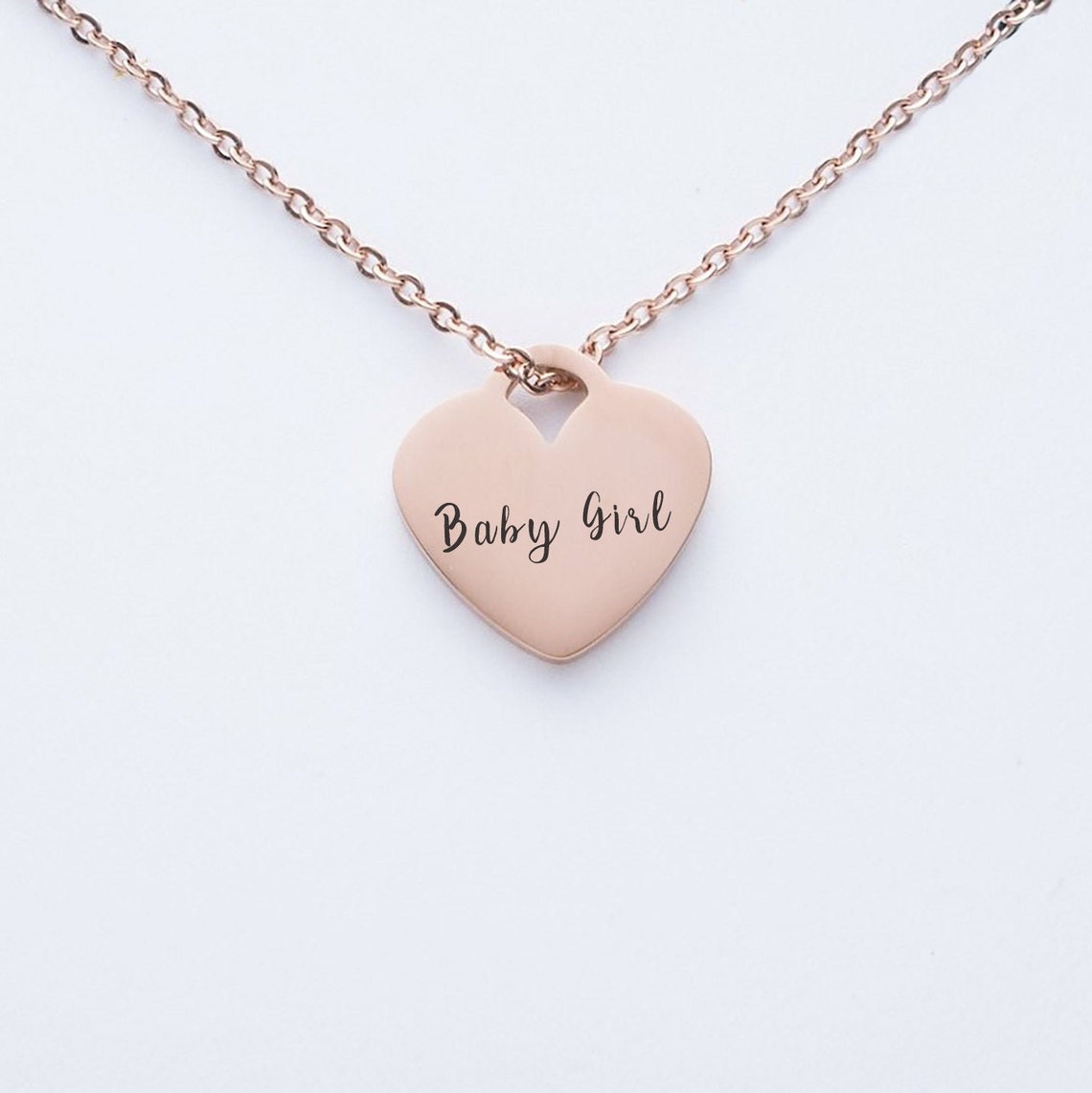 Baby Girl Choker BDSM Heart Lock Collar Necklace Discreet Etsy