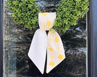 Blank Wreath Sash | Geometric Wreath Sash | Vibrant Door Decor | Hostess Gift | Mother's Day | Housewarming Gift | Wedding Gift