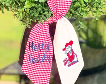 Rebel Wreath Sash | Football Wreath Sash | College Graduation | High School Graduation | Fall Door Decor