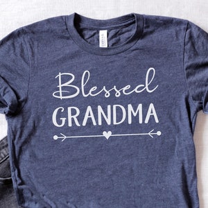 Blessed Grandma Svg, Grandma Shirt Svg, Grandma Life Svg, Mother&#39;s Day Gift, Blessed Nana, dxf, clipart, vector, Cricut, Silhouette