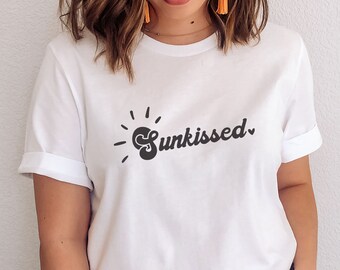 Sunkissed svg, Sunshine svg, Summer svg, Beach svg, Summer Shirt svg, Vacation Svg, Cut File, png, clipart, vector, Cricut, Silhouette
