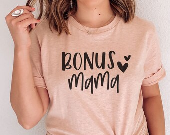 Bonus Mama Svg, Mom svg, Mother's Day Shirt svg, Blessed Mama svg, Mom Life svg, svg files for cricut