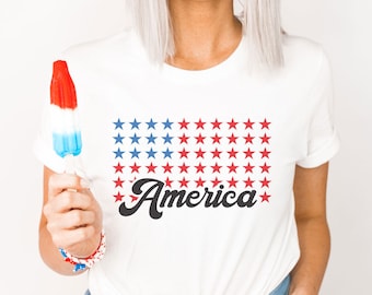 American Flag svg, 4th of July svg, America svg, Patriotic svg, Red, White and Blue svg, 4th of July Shirts, Cricut cut file