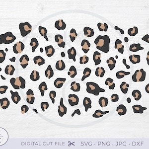 Leopard Print Pattern SVG, Cheetah Print svg, Leopard Print svg, Animal Print svg, Cricut Cut Files