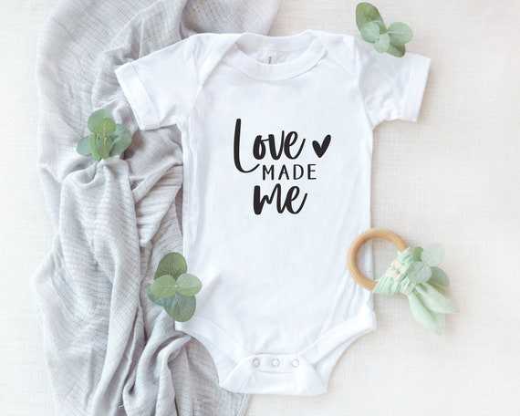 Love Made Me SVG Baby Quote Svg Newborn Svg Onesie Svg | Etsy