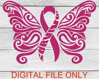 Free Free 323 Breast Cancer Butterfly Svg Free SVG PNG EPS DXF File