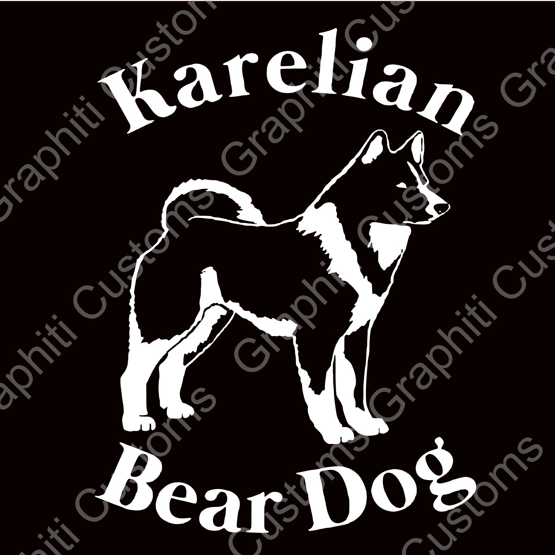 Decalque De Chien D Ours De Carelie