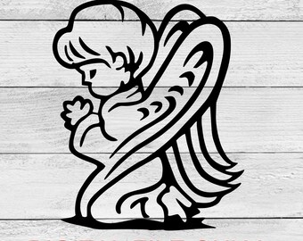 Memorial Niño Orante SVG