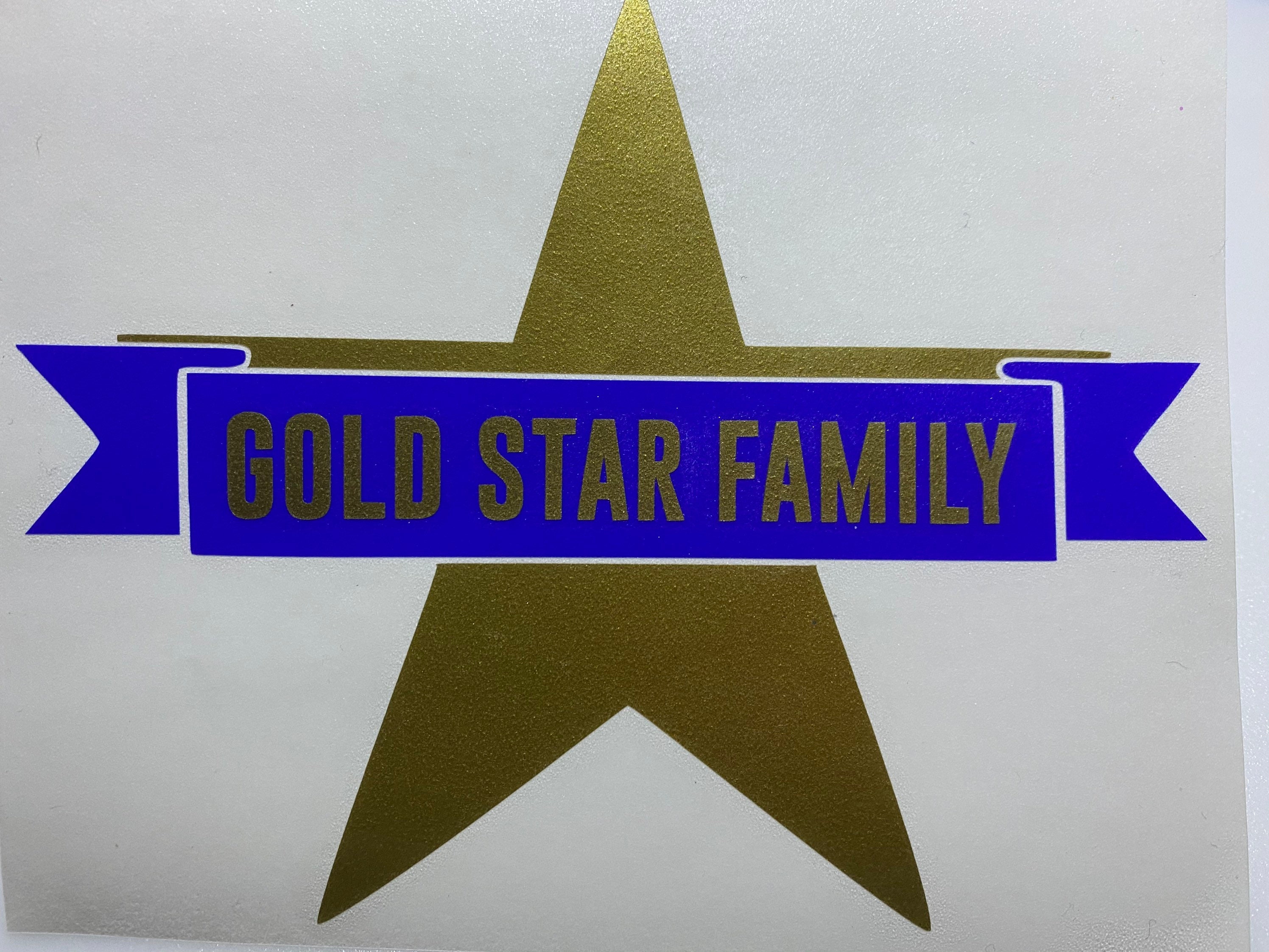 Gold Star Family Etsy