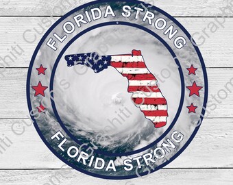 Fuerte huracán SVG en Florida