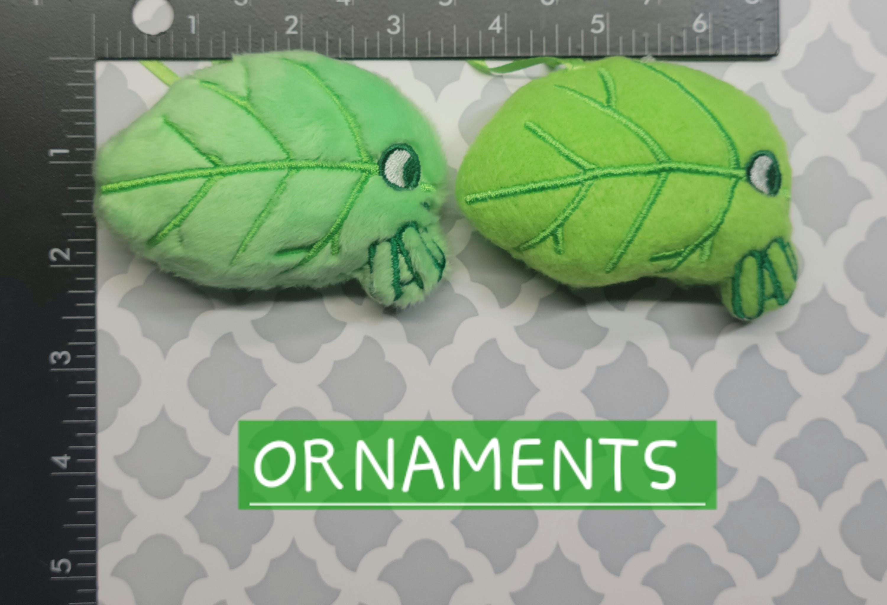 Walking Leaf Plushie, Leafy SMALL or Extra Small Ornament - Etsy
