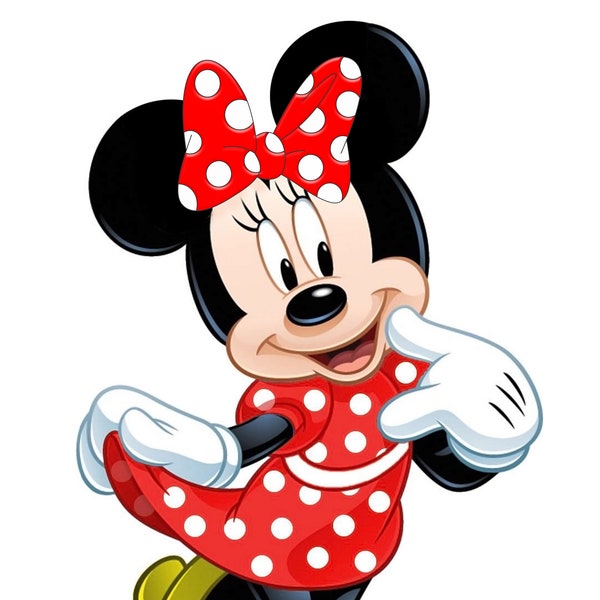 Pin The Bow On Minnie Mouse Bow Included -  Instant Download - Party Games