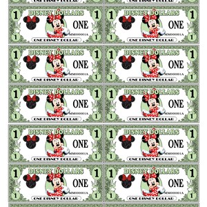 minnie mouse disney dollars instant download good behaviour etsy