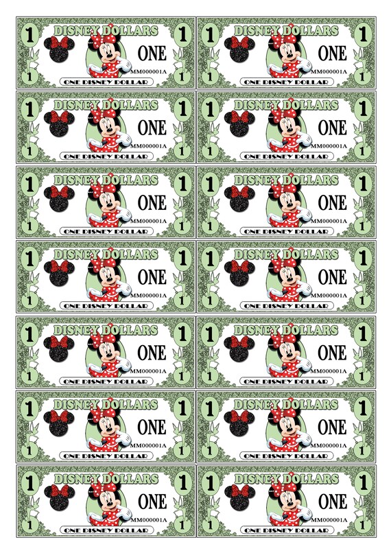 minnie mouse disney dollars instant download good behaviour etsy new zealand