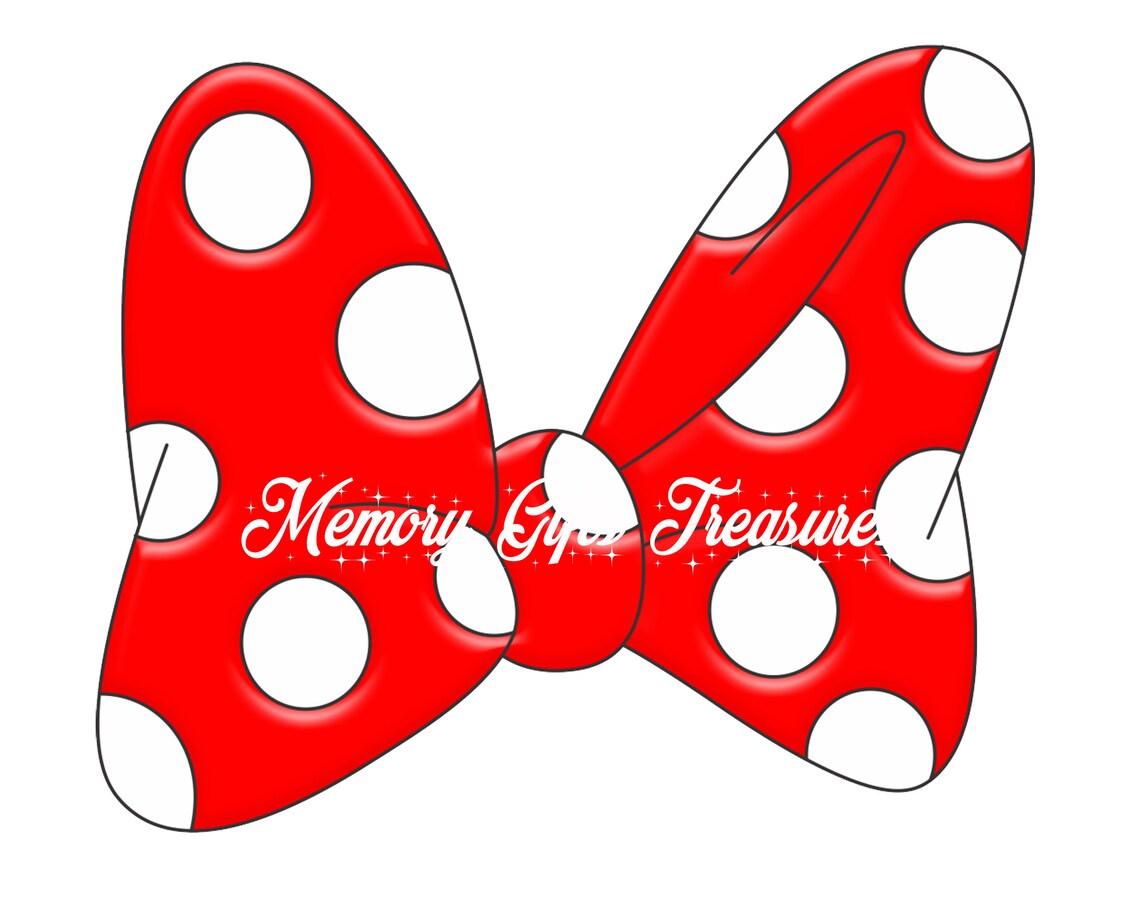 Pin the Bow on Minnie Mouse Bow Included - Instant Download - Party Games - Etsy