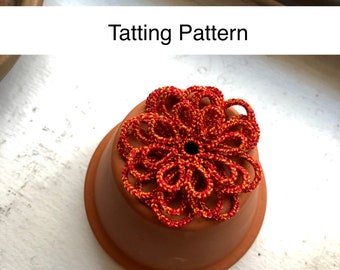 PDF tatting pattern - Dahlia