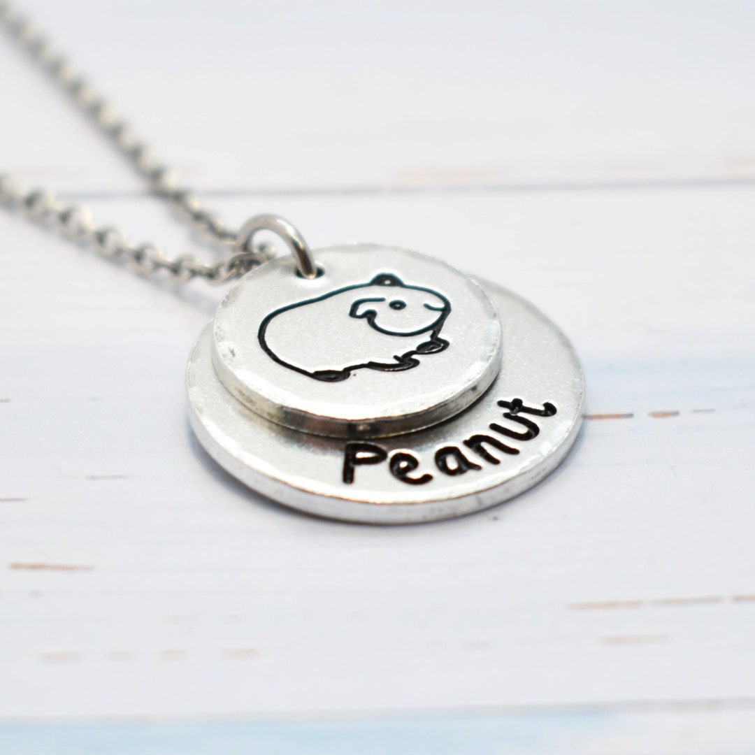 Guinea Pig Necklace, Personalised, Pet Necklace, Memorial Necklace, Rip