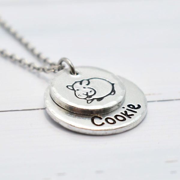 Hamster Necklace, Personalised, Pet necklace, memorial necklace, rip Hamster, Hamster jewellery, Hamster Fan