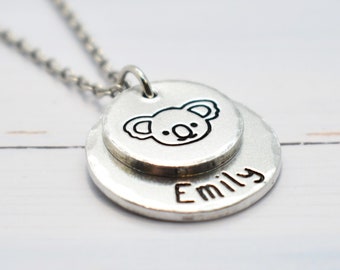 Koala Necklace, Personalised