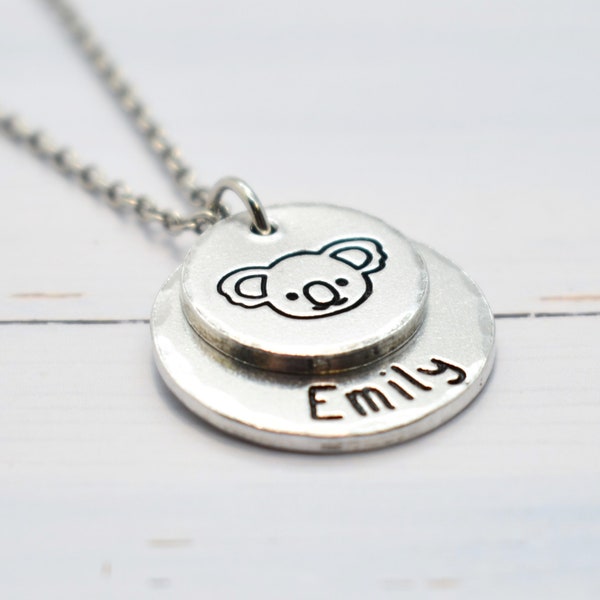 Koala Necklace, Personalised