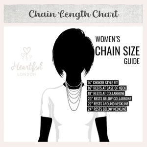 a woman's chain size guide
