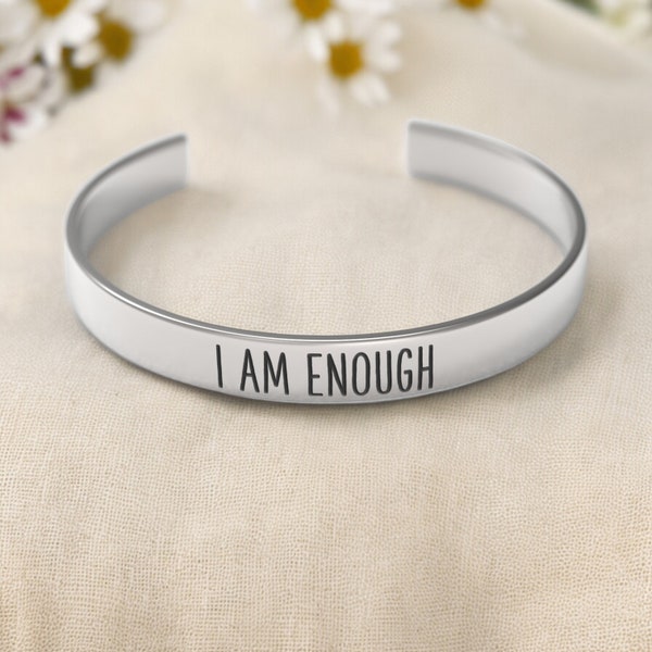 I am Enough, Mental Health Awareness Bracelet