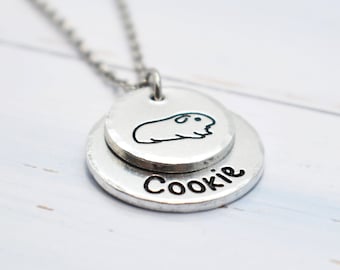 Guinea Pig Necklace, Personalised, Pet necklace, memorial necklace, rip guinea pigs, guinea pig jewellery, Guinea Pig Fan