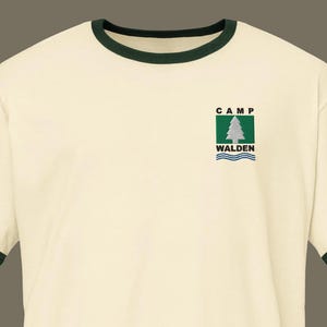 Camp Walden Embroidered Unisex Ringer T-Shirt | Parent Trap