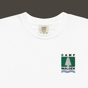 Camp Walden Embroidered Comfort Colors T-shirt | The Parent Trap Tee | Nostalgic Movie Shirt