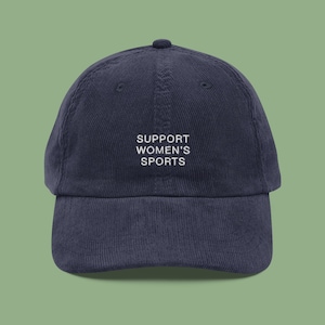 Support Women&#39;s Sports Corduroy Hat