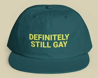 Definitely Still Gay You Printed Surf Cap | LGBTQ Pride Hat