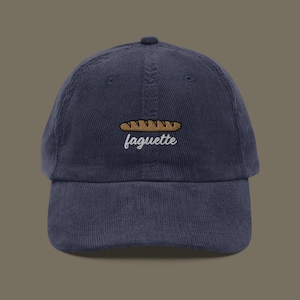 Faguette Embroidered Corduroy Hat | LGBTQIA+ Pride Baseball Cap | Queer Fashion