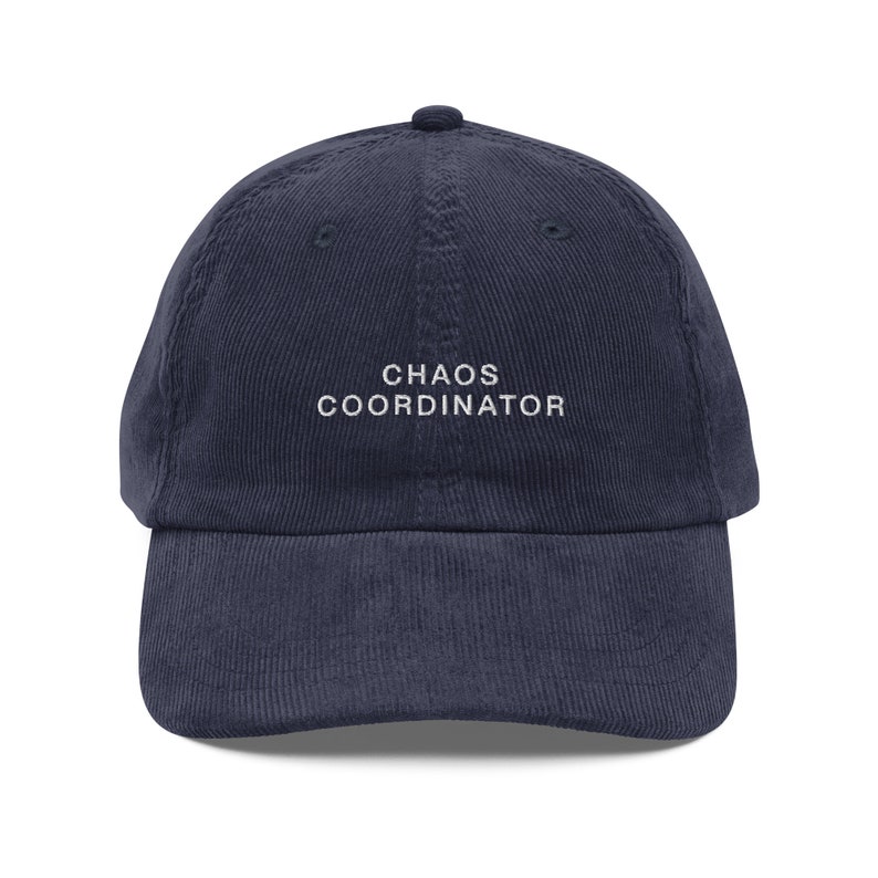 Chaos Coordinator Embroidered Corduroy Hat