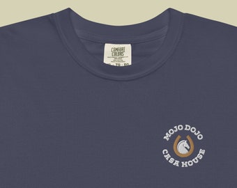 Mojo Dojo Casa House Embroidered Comfort Colors T-shirt