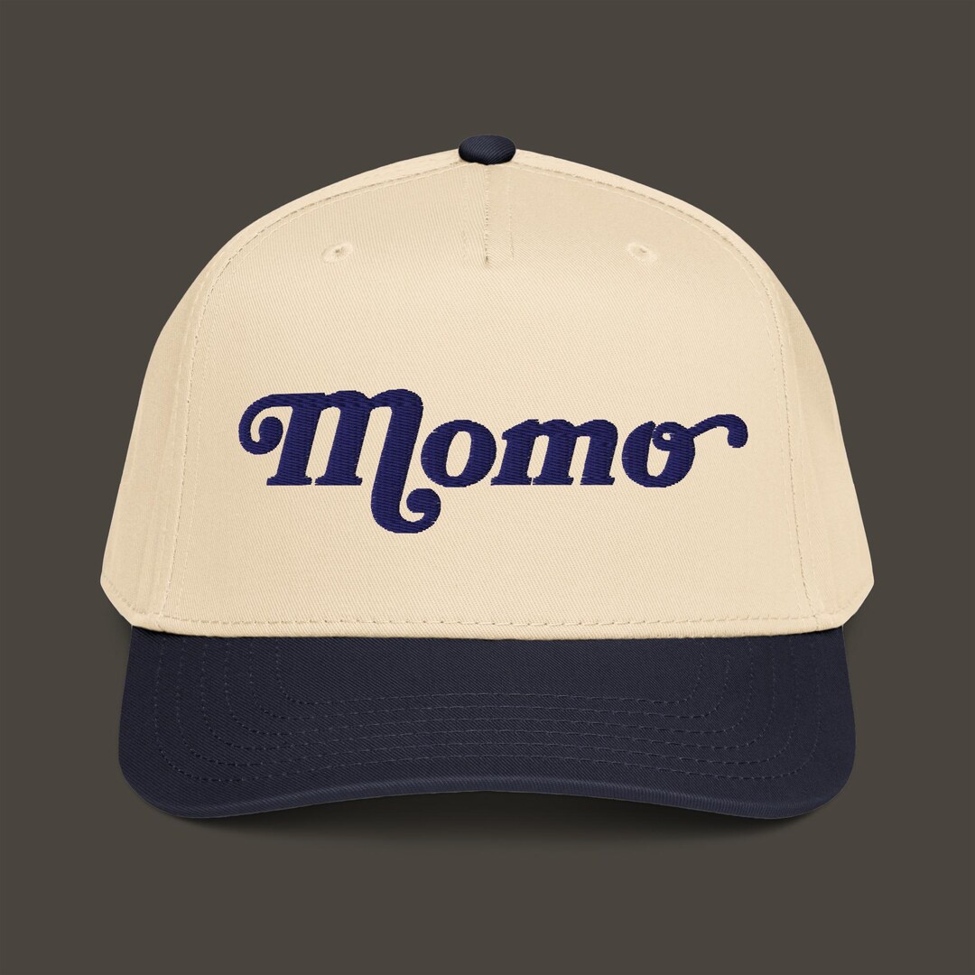Momo Racing Hat Momo Embroidered Five Panel Snapback Hat | Inclusive New Parent Hat - Etsy