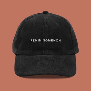 Femininomenon Embroidered Corduroy Hat