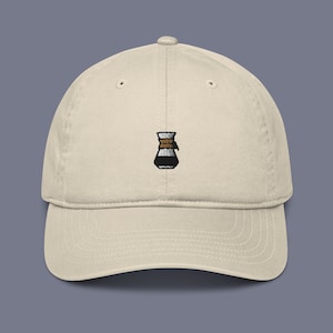 Gorra Chemex Organic Dad / Gorra para amantes del café / Gorra Brewed Perfection