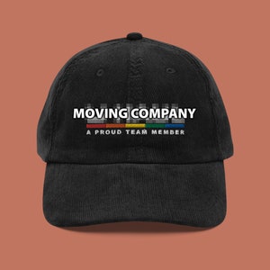 HAUL Moving Company - A Proud Team Member Corduroy Hat | LGBTQIA+ Pride Baseball Cap | Queer Fashion | Lesbian