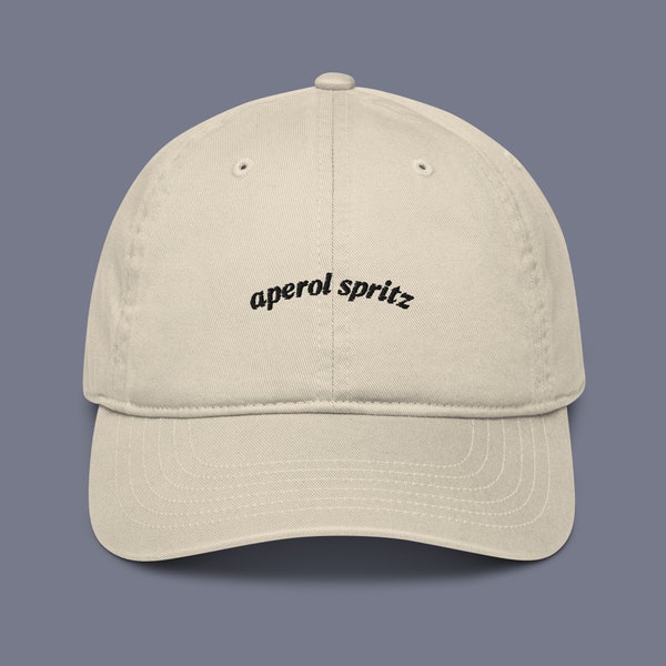 Aperol Spritz Embroidered Organic Dad Hat | Cocktail Cap